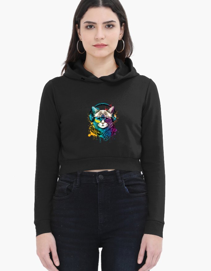 Female Cropped Hoodie