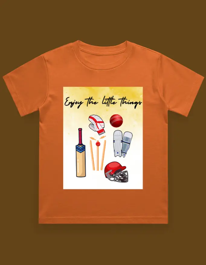 Boy’s Crew Neck T-Shirt- Enjoy little things